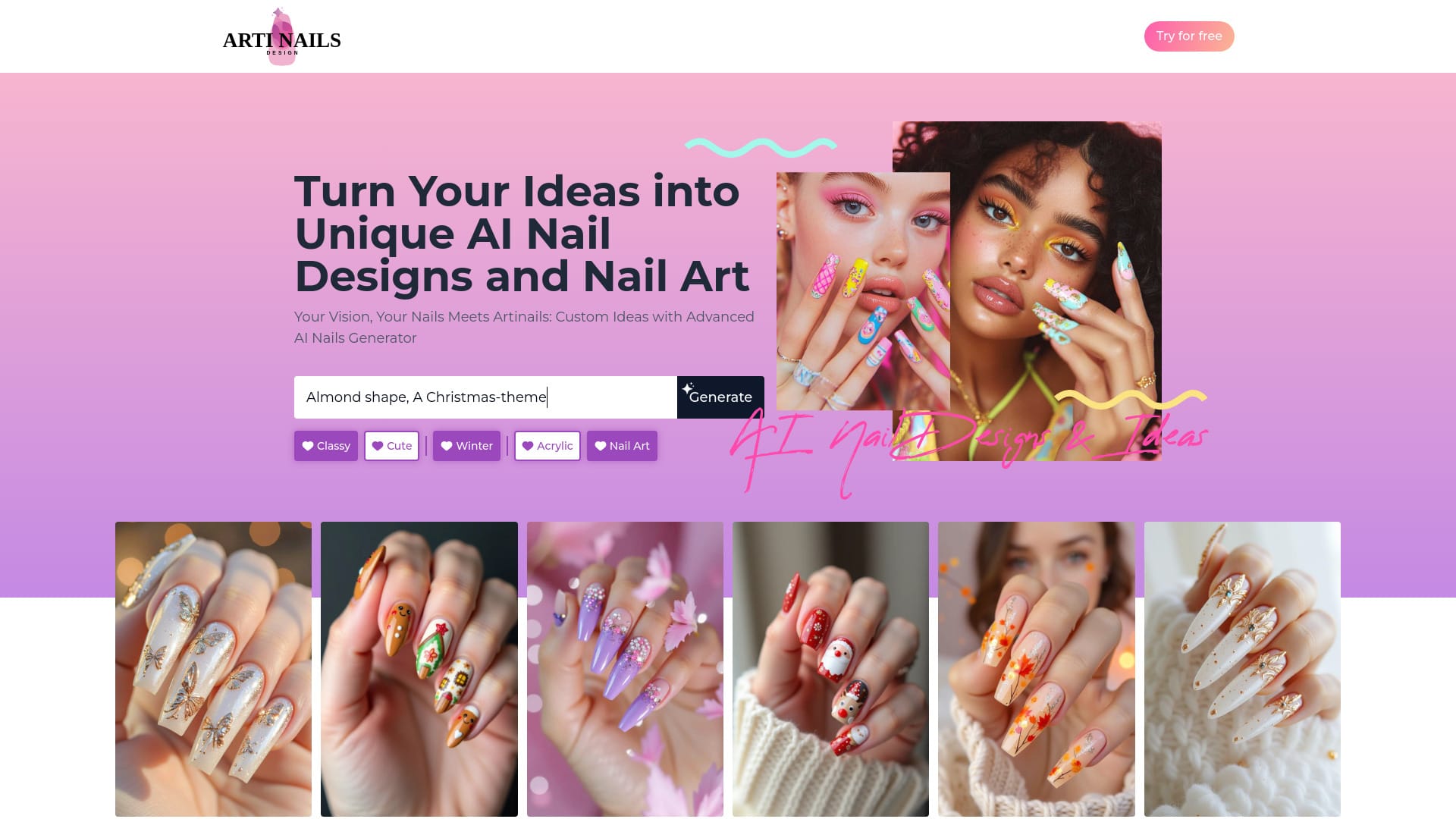 Artinails logo