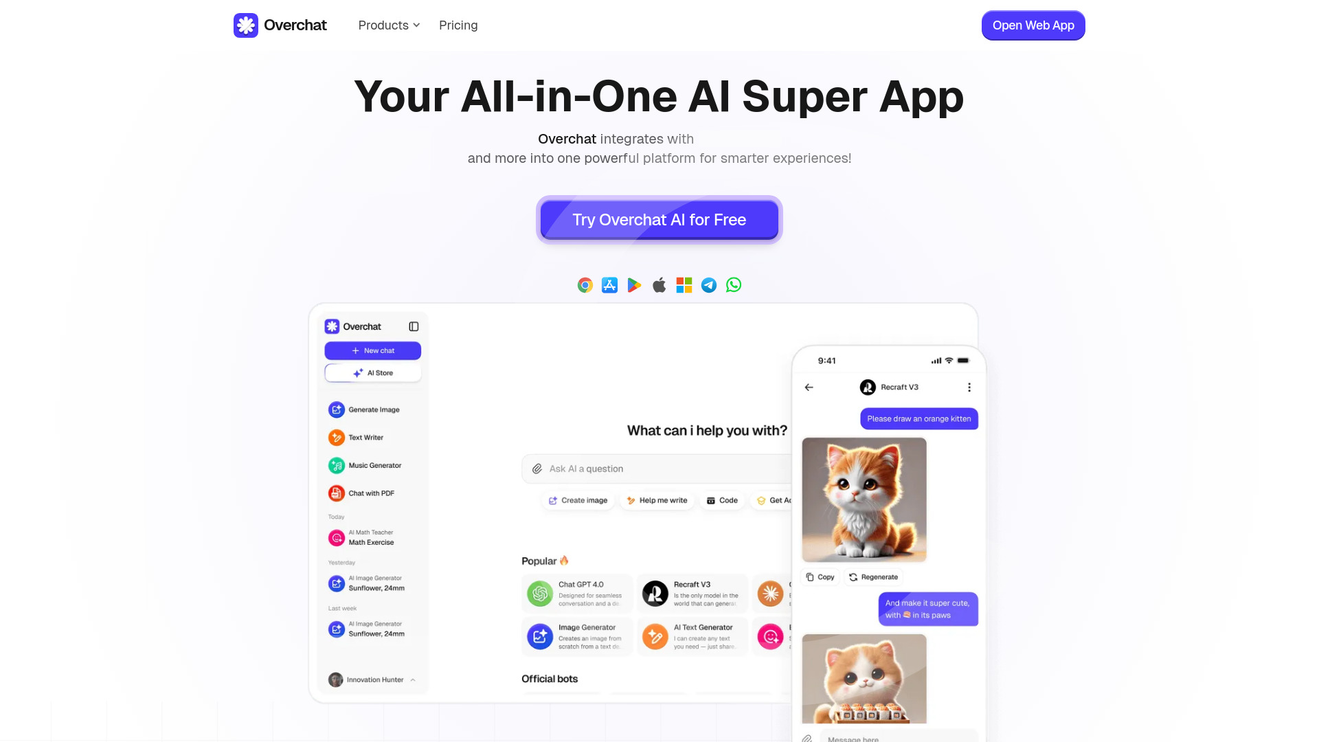 Overchat AI logo