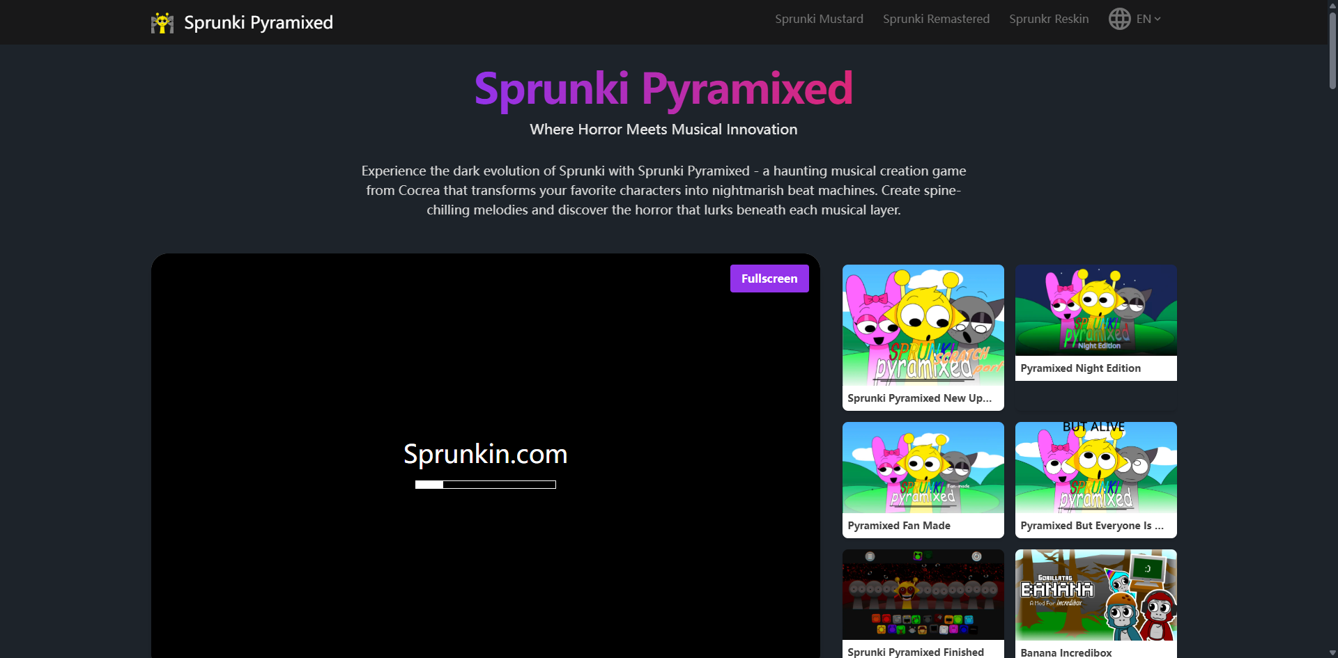 Sprunki Pyramixed logo