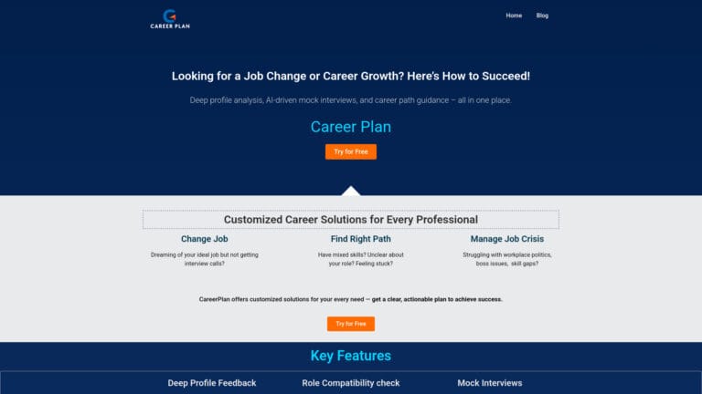 New Career Plan AI Tool Review
