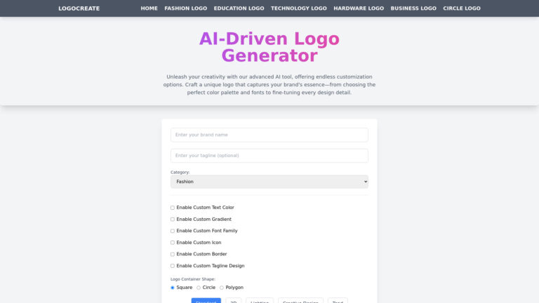 Smart Logocreate Online AI Tool Review