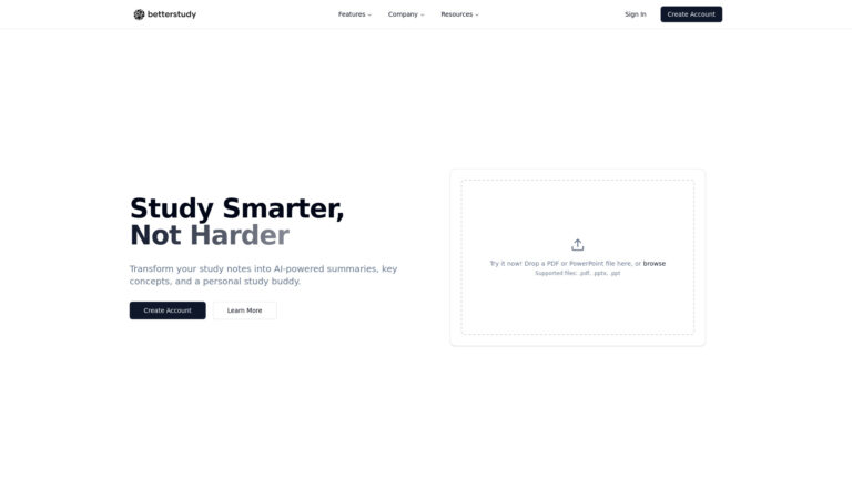 Innovative Studybetter AI Tool Review