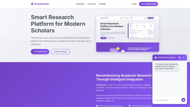 Free Omnischolar AI Tool Review