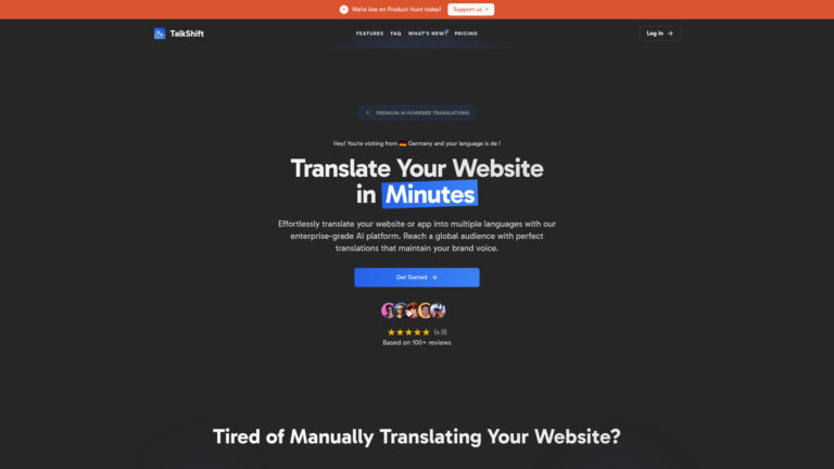 Powerful Talkshift AI Tool Review