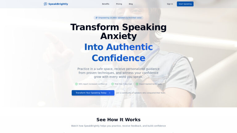 Trending Speakbrightly AI Tool Review