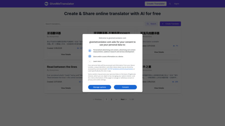Best Givemetranslator AI Tool Review