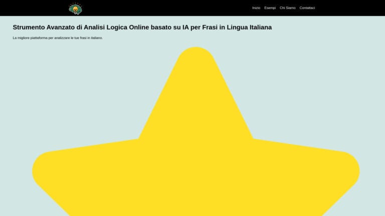 Advanced Analisi Logica Tool AI Tool Review