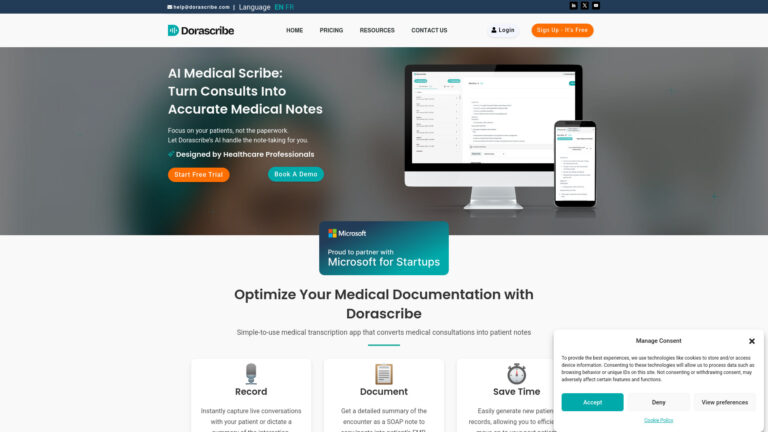 Free Dorascribe AI Tool Review