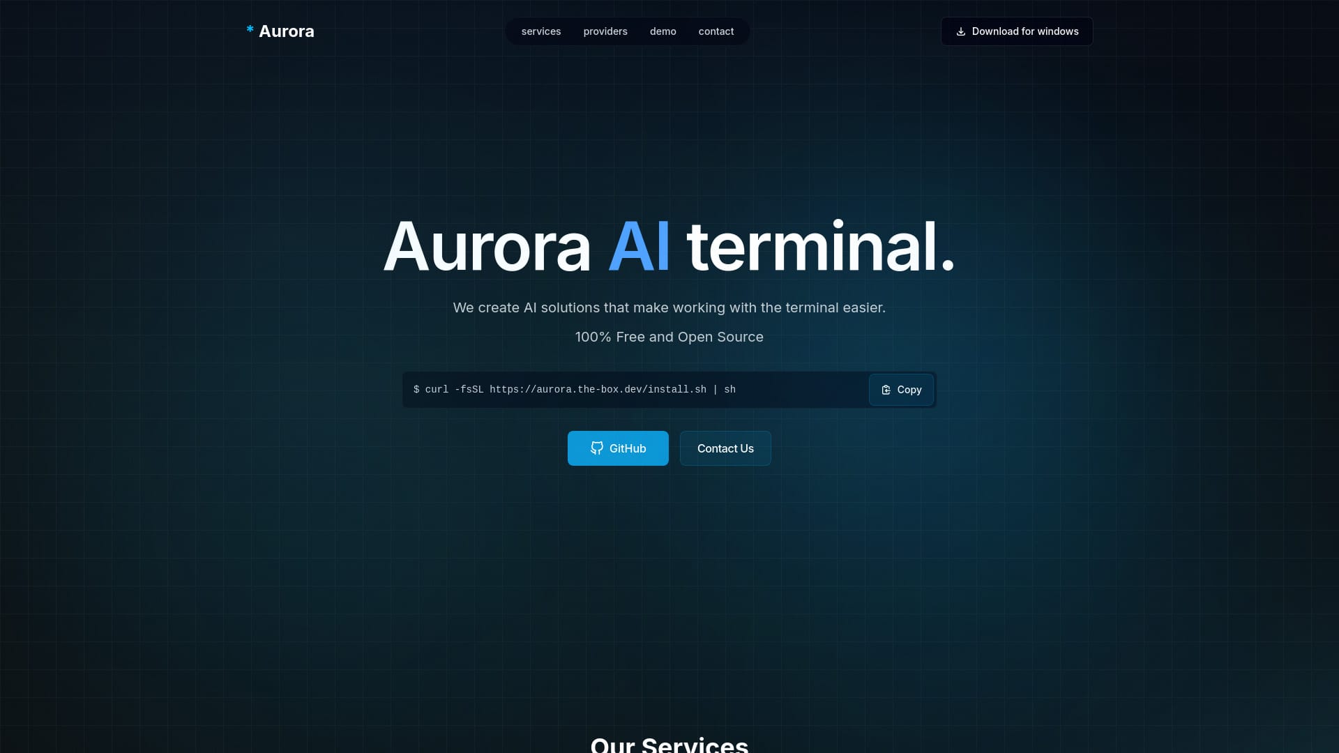 Aurora Terminal Agent logo