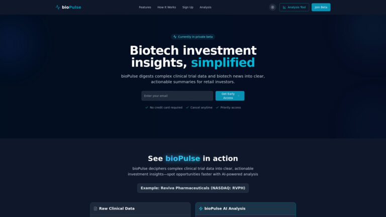 Top Biopulse AI Tool Review