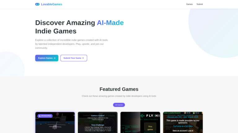 Powerful Lovablegames.com AI Tool Review