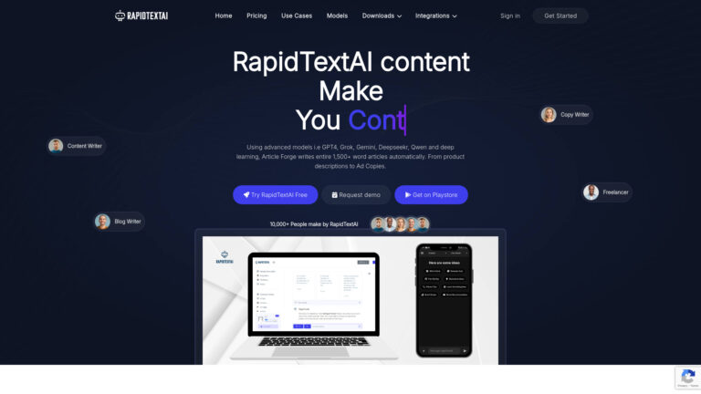 Free Rapidtextai AI Tool Review