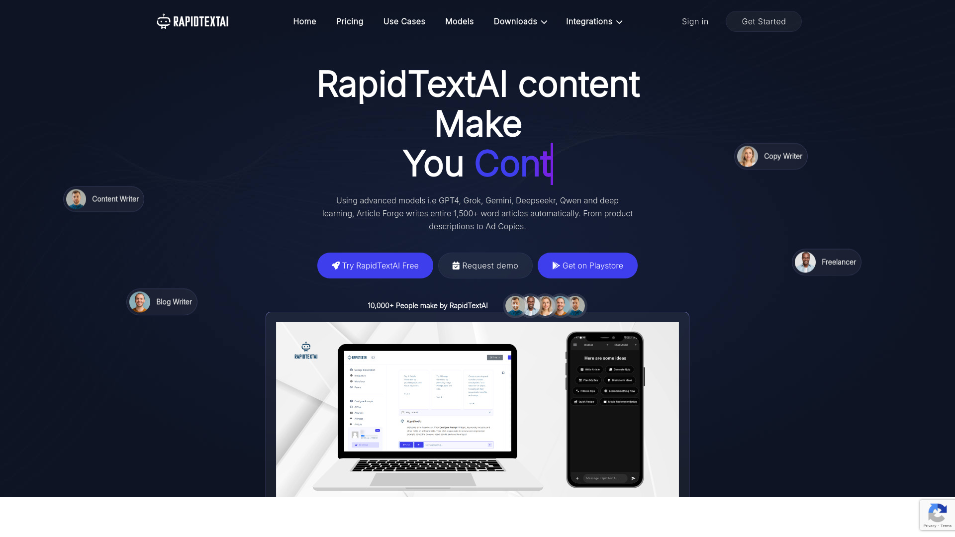 RapidTextAI logo