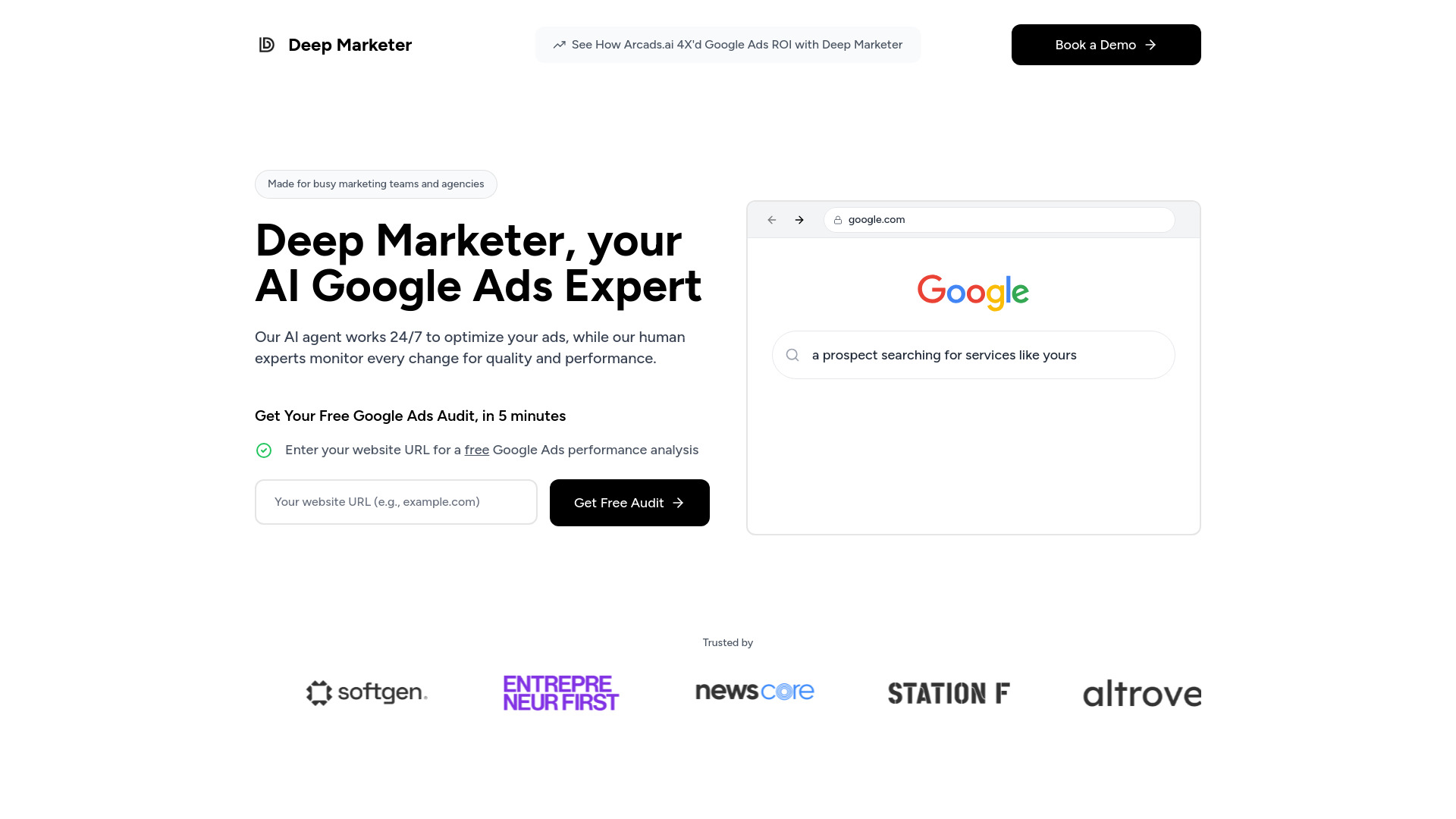 Deep Marketer logo