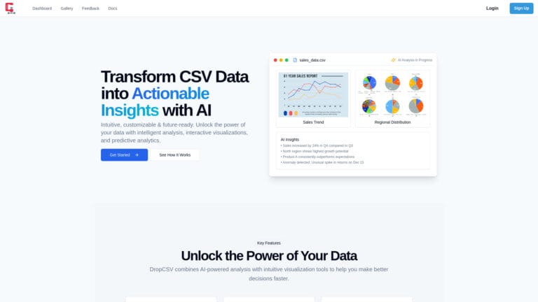 Innovative Dropcsv AI Tool Review
