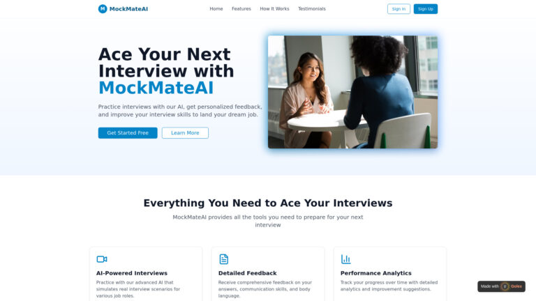 Innovative Mockmateai AI Tool Review