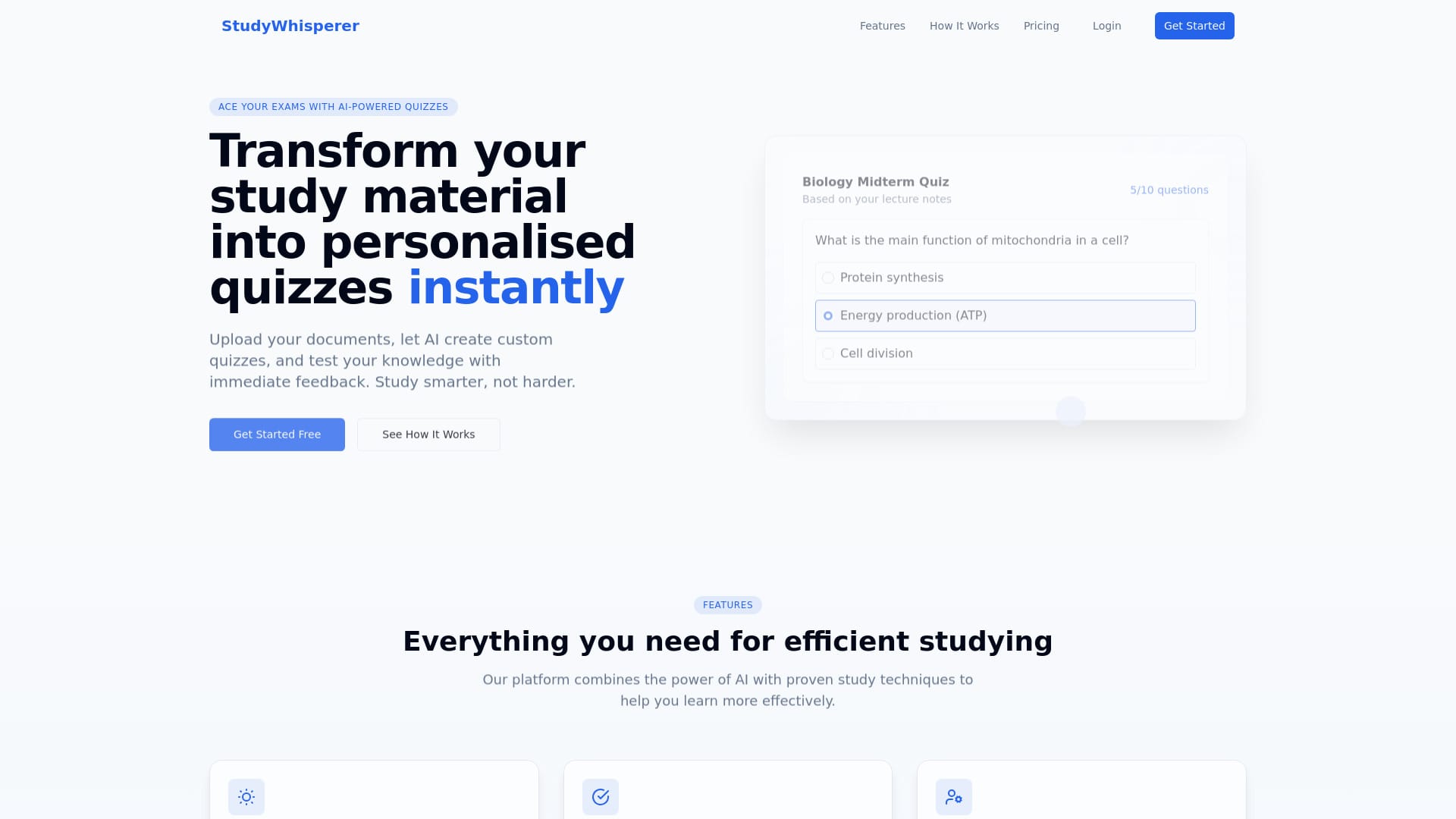StudyWhisperer logo