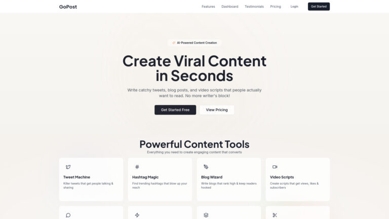 Advanced Gopost AI Tool Review