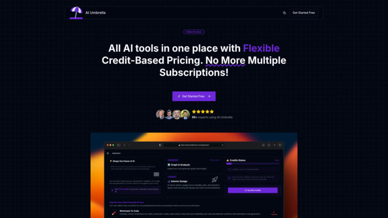 Free AI Umbrella AI Tool Review