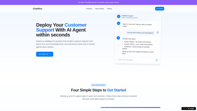 New Chatwize AI Tool Review
