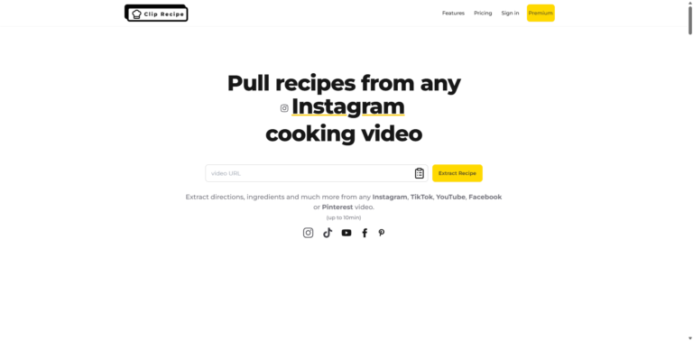 Best Clip Recipe AI Tool Review