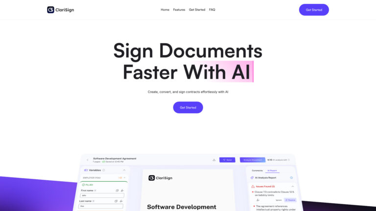 Smart Clarisign AI Tool Review