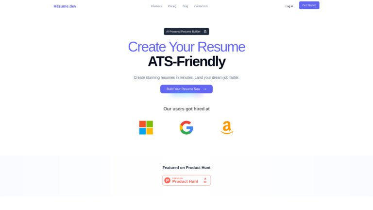 Powerful Rezume.dev AI Tool Review