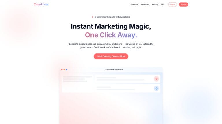 New Copyblaze AI Tool Review