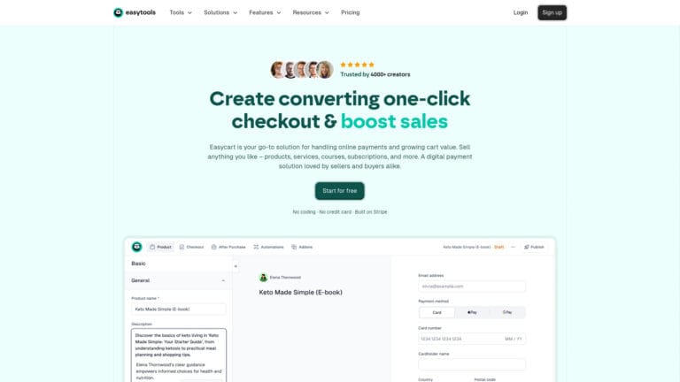 Innovative Easycart AI Tool Review
