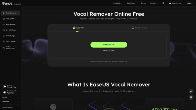 Advanced Easeus Vocal Remover AI Tool Review