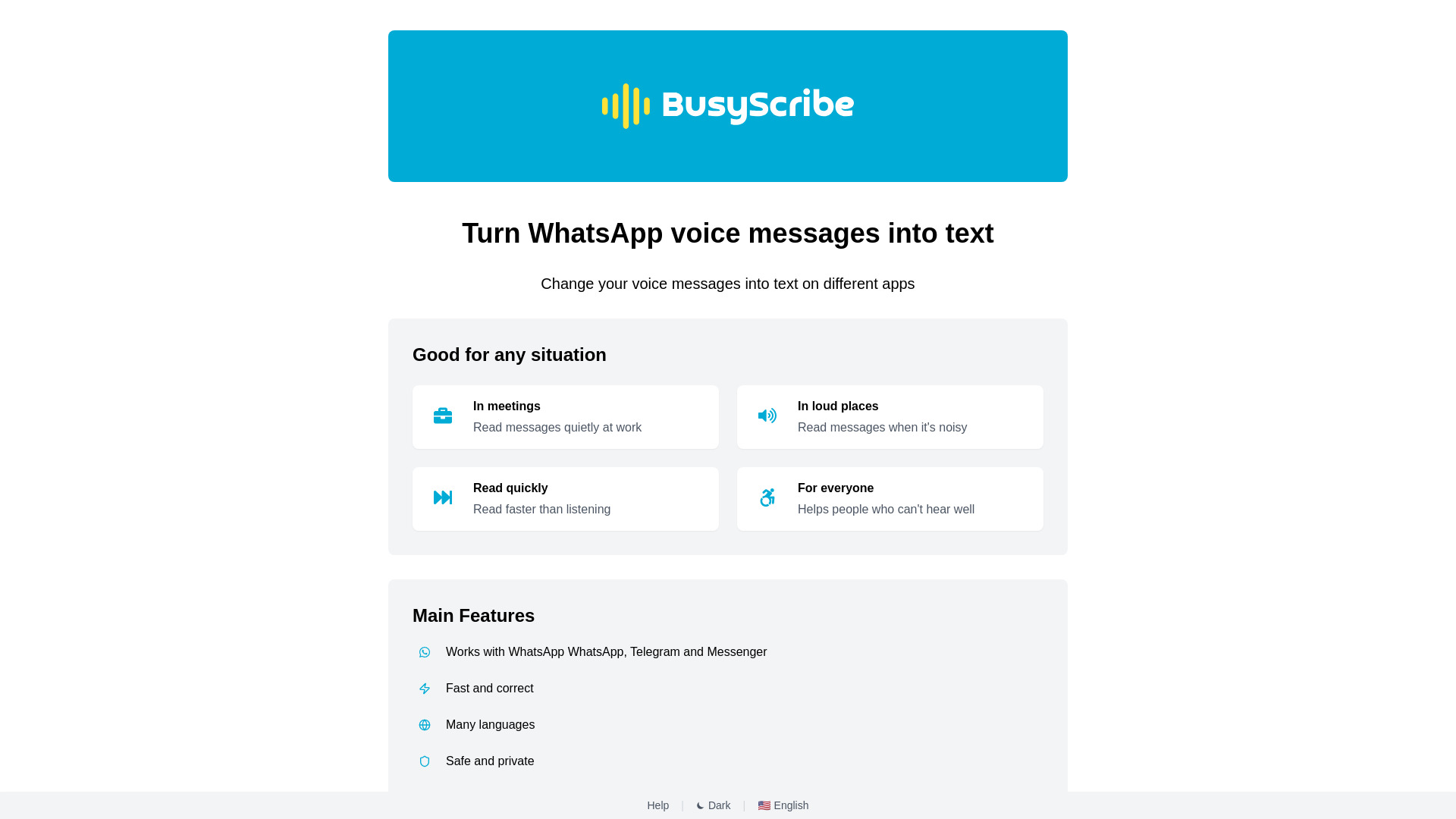 BusyScribe logo