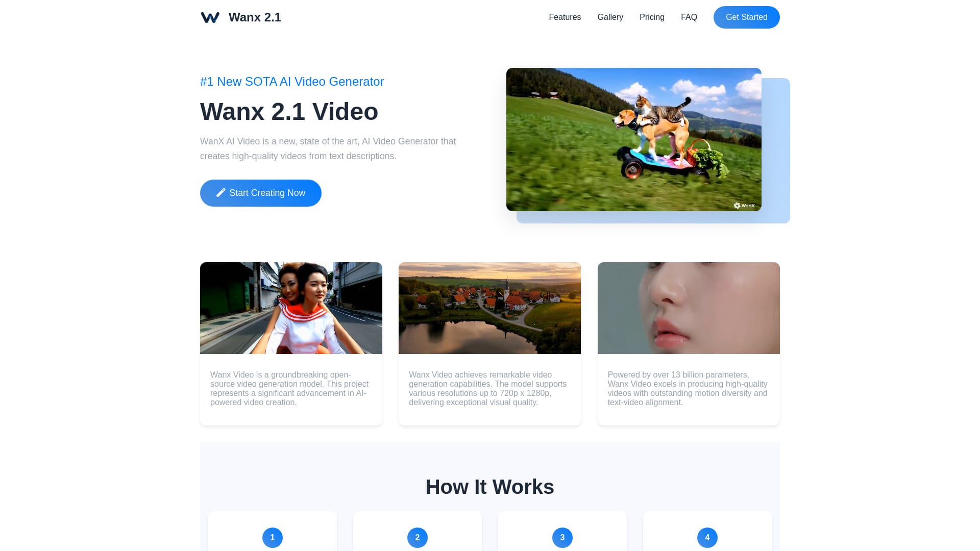 WanX AI Video Generator logo