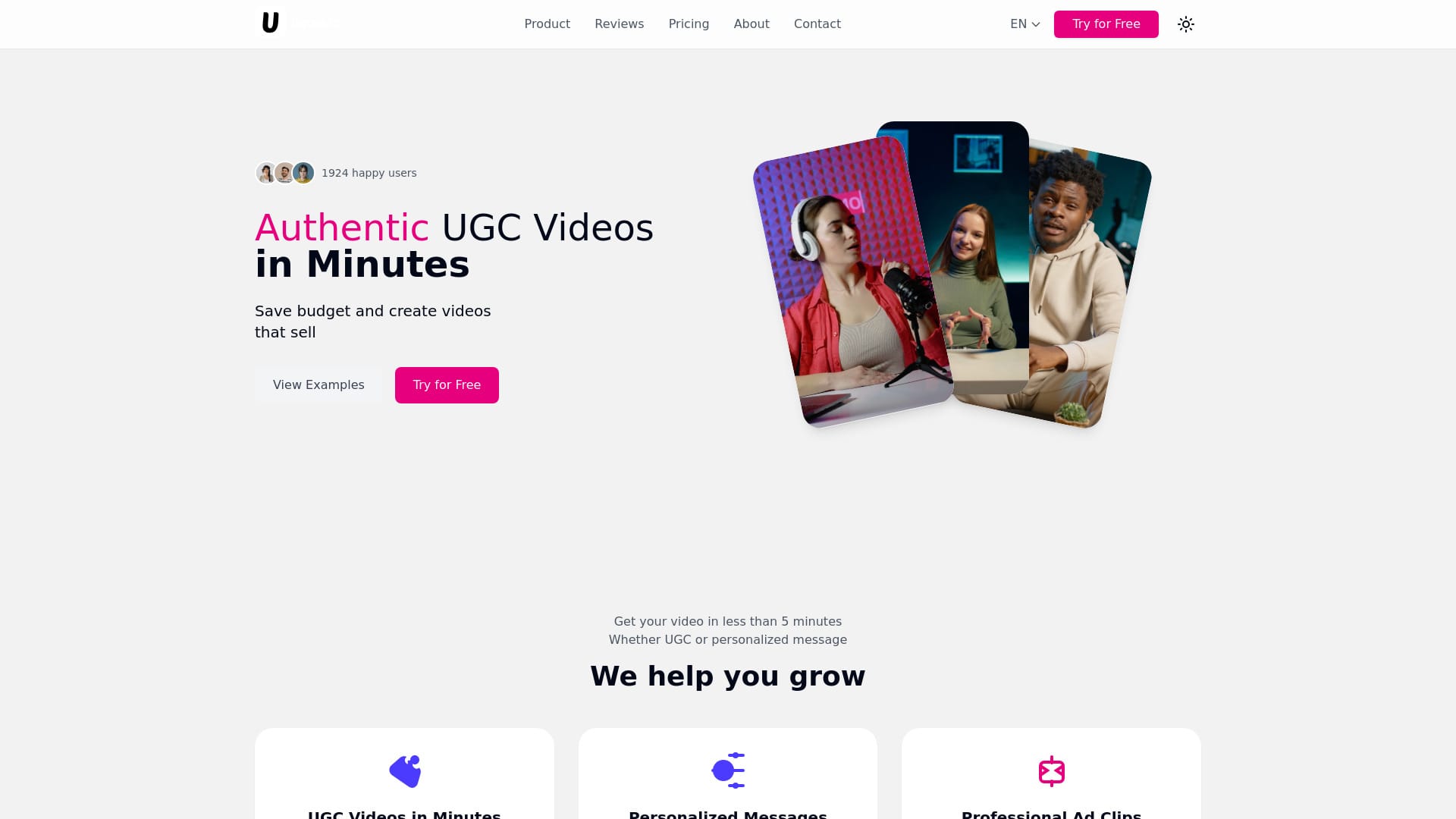 UGC Video Generator logo