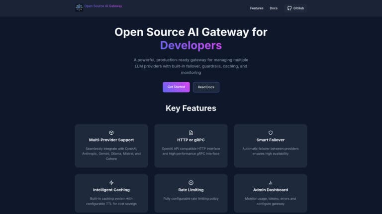 Top Open Source AI Gateway AI Tool Review