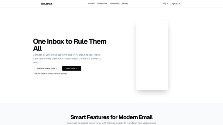 Advanced One.email AI Tool Review