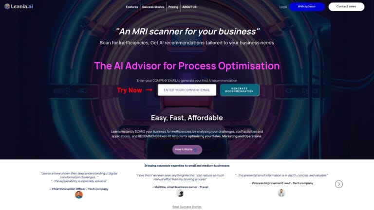 Innovative Leania.ai AI Tool Review