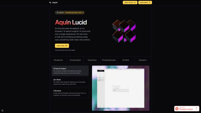 Top Aquin Lucid AI Tool Review