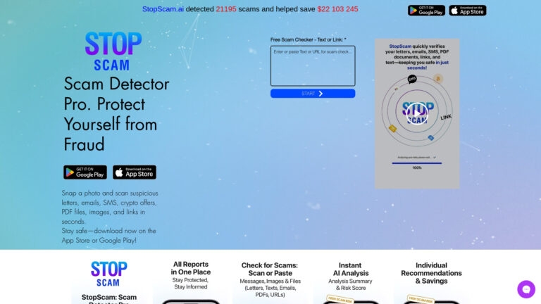 Powerful Stopscam AI Tool Review