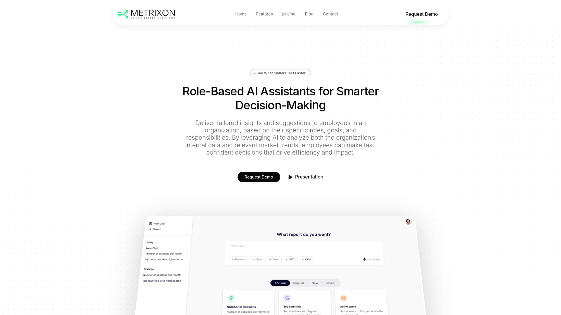Metrixon logo