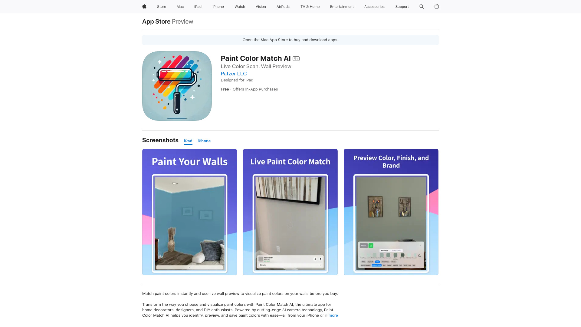 Paint Color Match AI logo