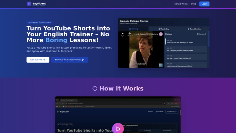 New Sayfluent AI Tool Review
