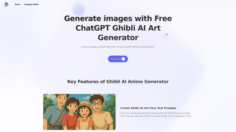 Powerful Ghibliart.ai AI Tool Review