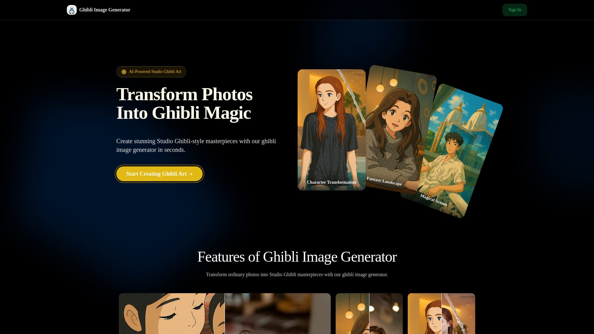 Ghibli Image Generator logo