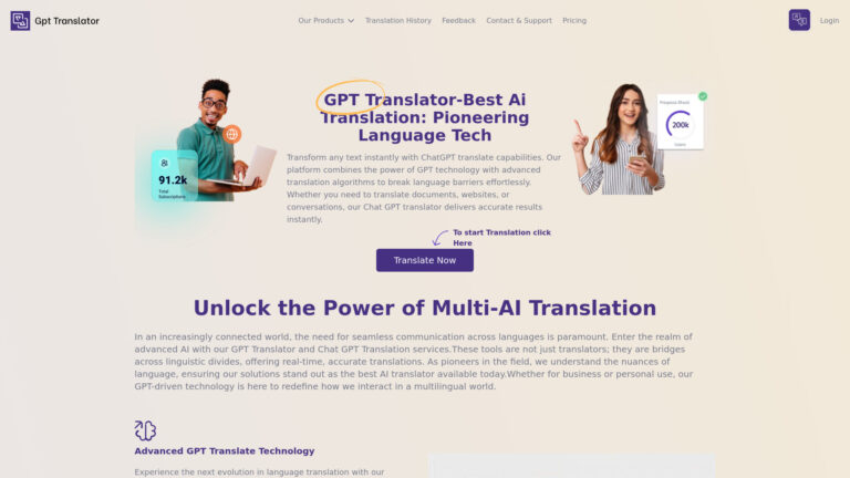 Popular Gpt Translator AI Tool Review