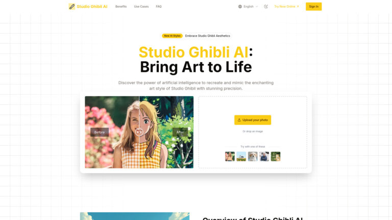 Advanced Studio Ghibli AI AI Tool Review