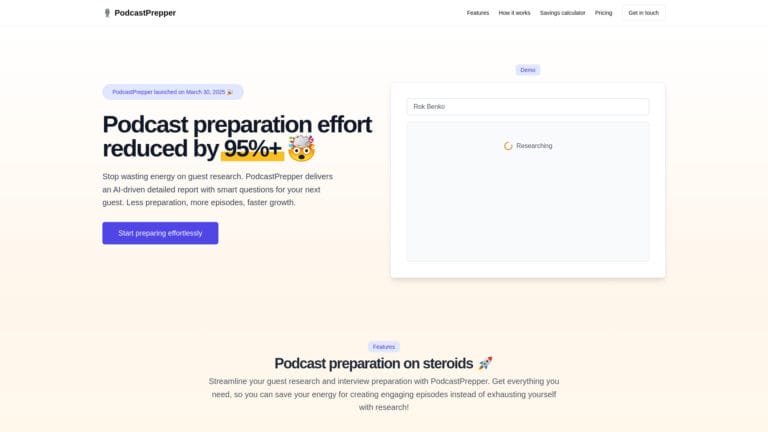 Top Podcastprepper AI Tool Review