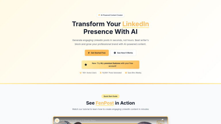 Free Fenpost AI Tool Review