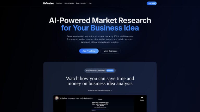 Powerful Refinedea AI Tool Review