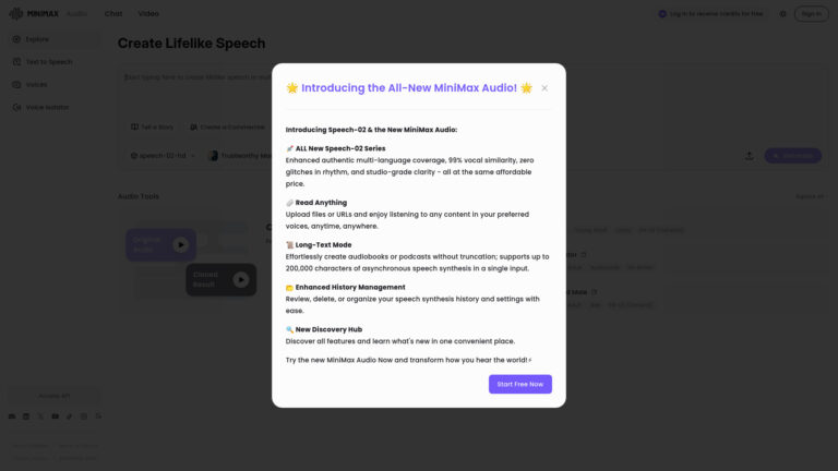 Trending Minimax Audio AI Tool Review