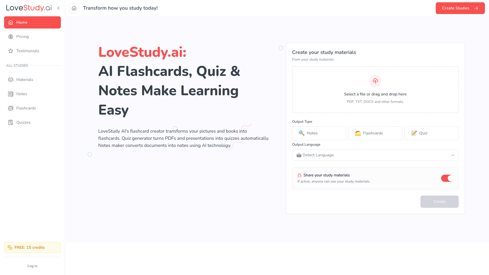 LoveStudy.ai logo